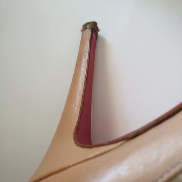 CHRISTIAN LOUBOUTIN ANGELIQUE 100 KID/CHIFFON PUMP'S - Picture 4 of 16